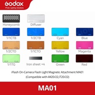 Godox MA01 MA02 Magnetic Color Filters Creativity Unleashed Diffuser for Godox iT30PRO iT32 iT20 iT2