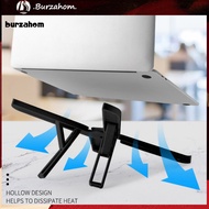 BUR_ Laptop Stand Strong Bearing Capacity Good Hardness Foldable Desk Steady Laptop Holding Stand for Office