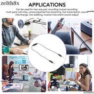 ZELTH Bidirectional Sound Transfer Cable, 3.5mm Male to 3.5mm Male OFC Core 3.5mm Recording Cable, R