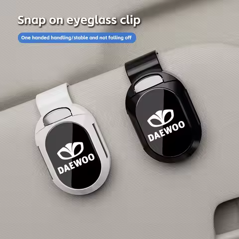Sunglasses Holder Clamp Car Sun Visor For Daewoo Kalos Lanos Nexia Matiz Nubira Espero Gentra T250 A