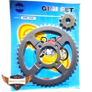 GEAR GIR SET 45T SUPRA GRAND GEAR DEPAN BELAKANG 12T / 45T SUPRA GRAND