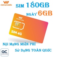 FREESHIP - CHƯA KÍCH HOẠT  Sim 4G vietnamobile Phát Lộc new 150GB tặng 60k miễn phí tháng đầu