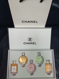 CHANEL 7.5ml x5 pcs 香奈兒 小香水套裝 迷你香水禮盒gift set 生日禮物happy birthday