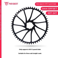 For SRAM 3 Nails 3mm AXS 40-54T Melon Car Off-Road Bike Positive Negative Chainring 52T 50T