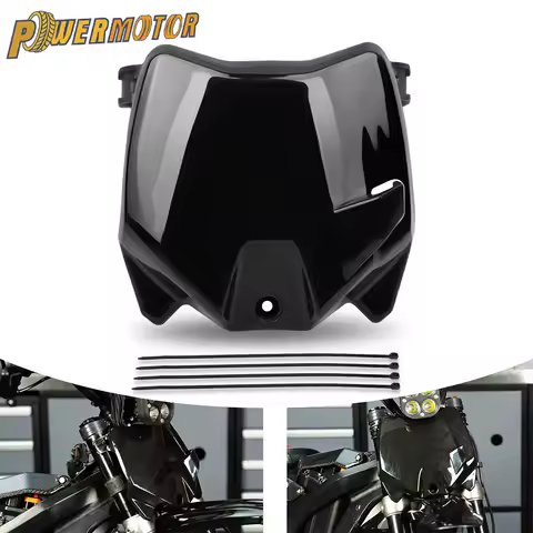 Motorcycle Front Number Plate For Surron Light Bee S X Talaria Sting MX3 MX4 DirtBike E-Bike Front L