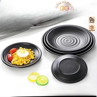 [thick abrasive] High-quality swirled round Melamine abrasive disc, unique and thick swirl-patterned