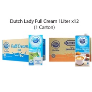 Dutch Lady UHT Milk Full Cream 1 carton (1 Liter x 12packs)