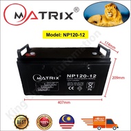 SOLAR PANEL / UPS BACKUP Battery / 120AH 12V MATRIX Battery