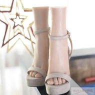天工仿真足模鉑金矽膠靜脈腳模假腳模特美女鞋襪拍攝道具TG36C