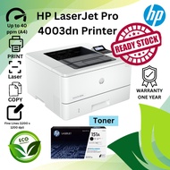 HP LaserJet Pro 4003dn Printer | Duplex | Network | High Speed