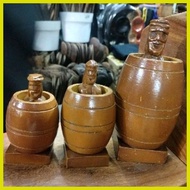 Easy Returns BAGUIO City souvenir ( BARREL MAN) wood carvings