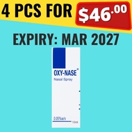 Oxy-Nase Spray 0.05% (Adult Nasal Spray) Nasal Decongestant Blocked Nose Iliadin Otrivin