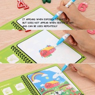 IQ Mart Reusable Colouring Book Buku Mewarna dengan Air Art Unicorn Pony Ultraman Number Magic Water