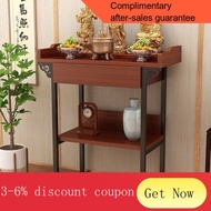 YQ24 Avalokitesvara Cabinet Worship Incense Fire Table Altar Buddha Shrine Household God of Wealth Buddha Worship Shelf