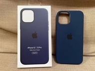 Apple iphone 12/12 pro Silicone Case 藍