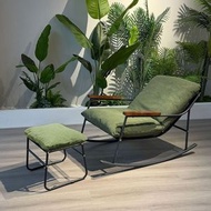 舒適休閒搖椅陽臺椅子單人可躺逍遙椅簡約懶人沙發椅綠色