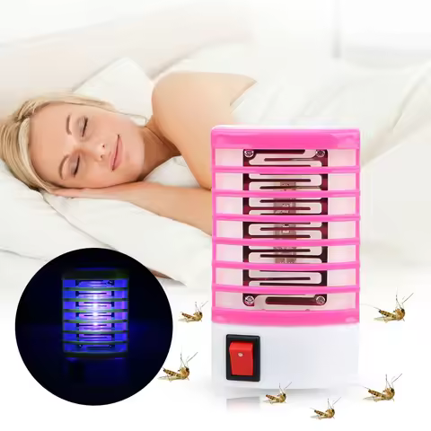 Mosquito Killer Lamps Novelty Lighting Electric Mosquito Fly Bug Insect Trap Killer US/EU Plug LED S