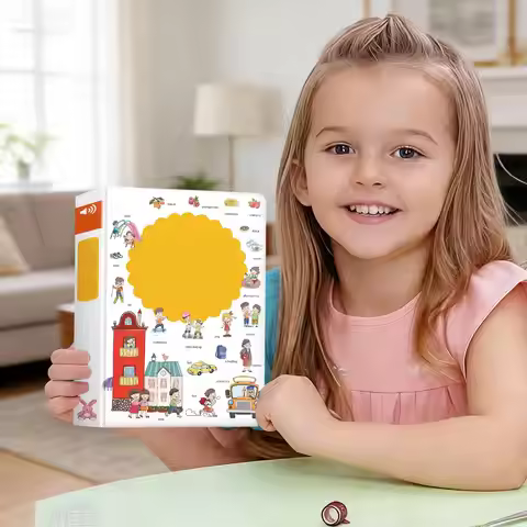 English Learning Talking Book Interactive Speech Activities Talking Books for Kids for 2-6 Years Old