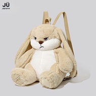 Just Star กระต่ายมีหูยาว-กระเป๋าสะพายตุ๊กตาของเล่นสะพายข้างของเด็กผู้หญิงตุ๊กตาตุ๊กตากระต่ายหายไป