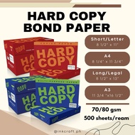 Hard Copy Bond Paper 70/80gsm Short | A4 | Long | A3