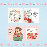 4c 8-3 Greeting Cards with Envelopes for Women's Day 20 Oct - Vietnamese Cards