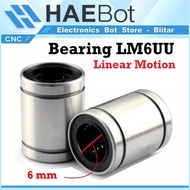 [HAEBOT] LM6UU Linear Motion Bearing Bushing 6mm CNC 3D Printer Slider Mechanical Machine Axis Smoot