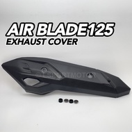 HONDA AIR BLADE125 REAR EXHAUST PROTECTOR (BLACK) MUFFLER EKZOS PIPE PROTECTOR COVER AIRBLADE125 AIR