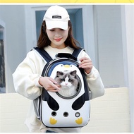 Cat Outing Bag Space Capsule Pet Bag Cat Backpack Transparent Cat School Bag Cat Bag Side Opening Ca