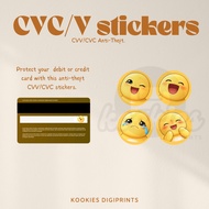 DRAGON | NAILONG | YELLOW DRAGON CVV/CVC Cover Stickers - waterproof stickers
