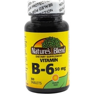 Nature's Blend Vitamin B-6 50mg