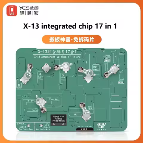 YCS 17NI1 Lntegrated Chip Programmer Baseband Logic Intel Qualcomm EEPROM iPhone X XS 11 12 13 MAX P