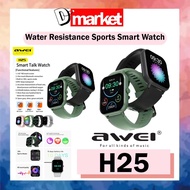 Awei H25 Wireless Sport Smart Watch Bluetooth Multi Sport Call Remind Touch Screen SmartWatch IP67 Water Resistance Call