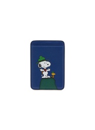 ANYA HINDMARCH X PEANUTS SNOOPY MAGNETIC CARD CASE