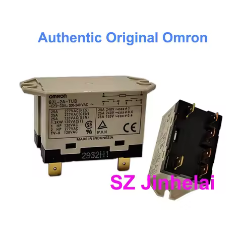 Omron G7L-2A-TUB 24VDC or 200-240VAC Authentic Original High Power Relay Air Conditioning Relays