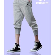 MEN'S JOGGER PANTS 3/4 MEN'S OUTDOOR RUNNING JOGGER PANTS - Black, M