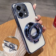 OPPO A5x Case For OPPO A5x A5 Pro A5 A5X A5 A5x A 5 x Pro A5Pro OPPOA5x 5G 4G 2025 Plating Stand Ele