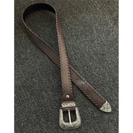 Retro Brown Fashion Wear Matching Accessories Men Women Same Style Belt Melade Belt y2k Millennium S