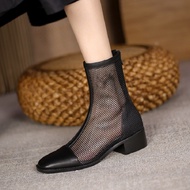 Import Fashion Sepatu Boots Musim Panas Wanita Panjang Selutut Tinggi Heels Boots Cewek Kondangan Re