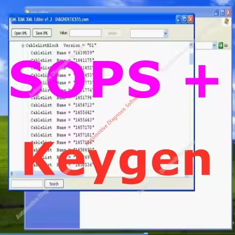 2026 hot sell newest 2020 hot sale SOPS Editor Tool with Keygen File for Encryotor Decryptor +XML Ed