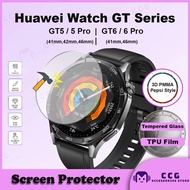 Screen Protector For Huawei Watch GT6, GT6 Pro GT5, GT5 Pro Tempered Glass Watch GT Tinted Hydrogel 