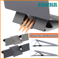 EGWHN Portable Laptop Holder Desk Folding Desk Support PU Leather Stand Laptop Expansion Cooling Laptop Adjustable Stand Rack Bracket NDFEW