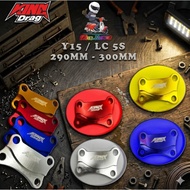 DISC BRACKET Y15 V1 V2 Y15ZR LC135 5S DISC SIZE 298MM ALLOY CNC KINGDRAG KING DRAG - CLEARANCE