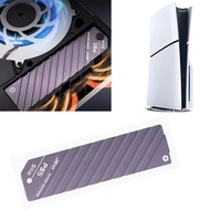 For PS5 Slim M.2 SSD Heat Sink NVMe 2280 Solid State Hard Drive Aluminum Heatsink Radiator with Thermal Cooling Pad for Desktop