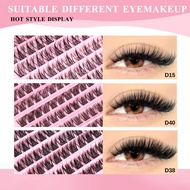 DIY Eyelash Extension Kit Individual Lashes Cluster Mix Lash Clusters with Lash Bond and Seal and La