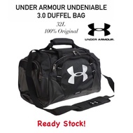 🔥100% Original🔥 Ready Stock UNDER ARMOUR UNDENIABLE 3.0 Duffel Bag Gym Training Futsal Bola Football