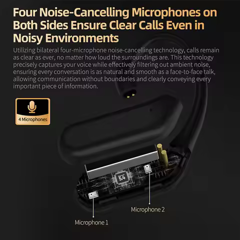 KZ AN01 Wireless Upgrade Ear Hook Cable ANC Noise Cancellation Bluetooth-compatible 5.4 C-Pin LDAC H