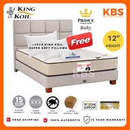 (FREE Shipping) 100% Authentic King Koil Ruby 12'' Prince Collection Ruby Spring Mattress / FREE 2 x King Koil Pillows