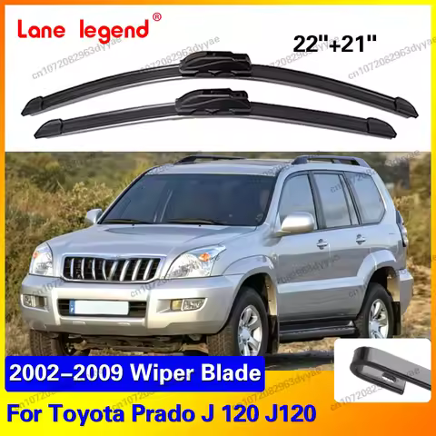 Front Windshield Wiper Blades 2pcs Windscreen Window Accessories 22"+21" For Toyota Prado J 120 J120