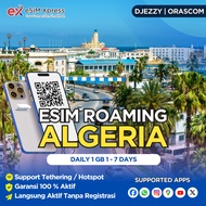 eSIM ALGERIA Daily Unlimited 1GB Data | eSIM Roaming Perjalanan Langsung Aktif