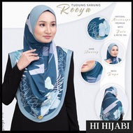 Tudung Bawal Instant Awning Scuba XXL Tudung Muslimah Kain Mosscrepe Tudung Sarung
